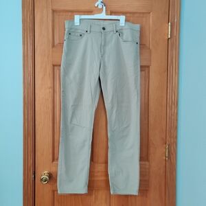 Mott & Bow Men's Slim Fit Jeans, Khaki Beige, Size 34x30*